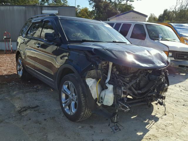 1FM5K7F96FGB22789 - 2015 FORD EXPLORER L BLACK photo 1