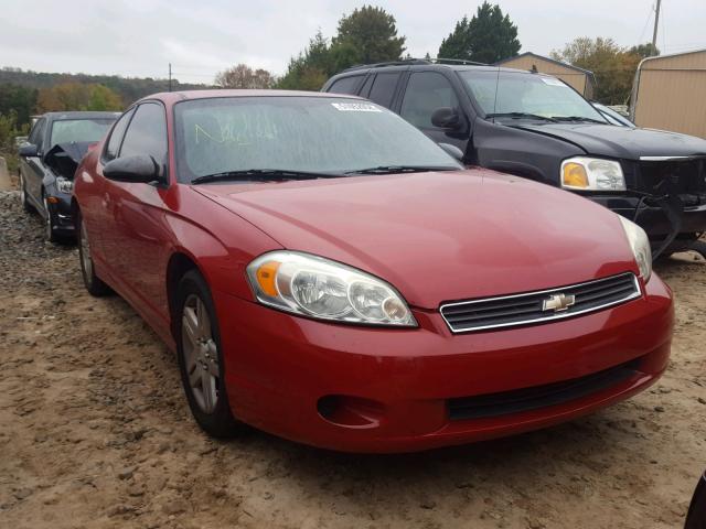 2G1WK16K979234827 - 2007 CHEVROLET MONTE CARL RED photo 1