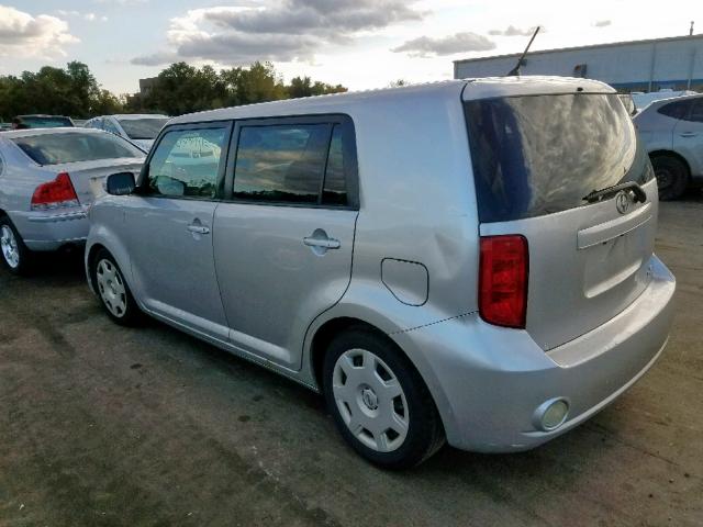 JTLKE50EX91070314 - 2009 TOYOTA SCION XB SILVER photo 3