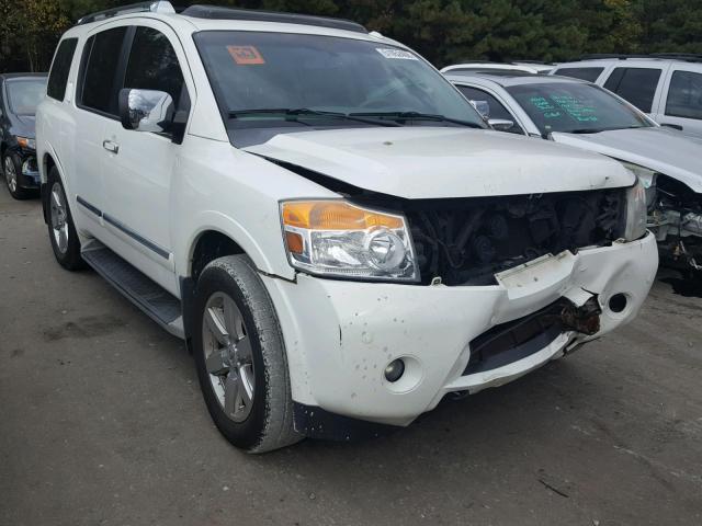 5N1BA0NF3AN602474 - 2010 NISSAN ARMADA PLA WHITE photo 1