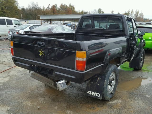 JT4RN63R3H0161492 - 1987 TOYOTA PICKUP RN6 BLACK photo 4