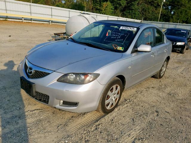 JM1BK12F571768426 - 2007 MAZDA 3 I SILVER photo 2