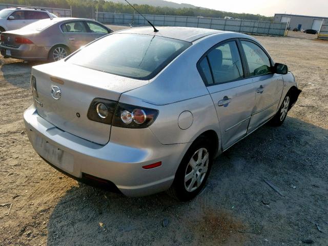 JM1BK12F571768426 - 2007 MAZDA 3 I SILVER photo 4