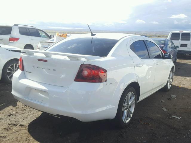 1B3BD1FG9BN548870 - 2011 DODGE AVENGER MA WHITE photo 4