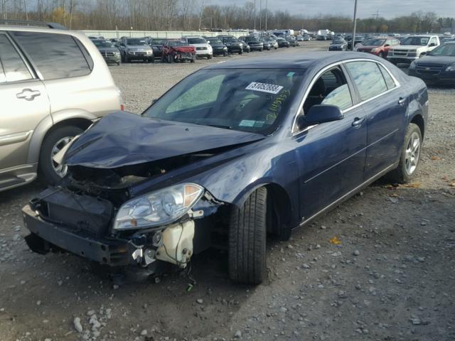 1G1ZH57B09F257831 - 2009 CHEVROLET MALIBU 1LT BLUE photo 2