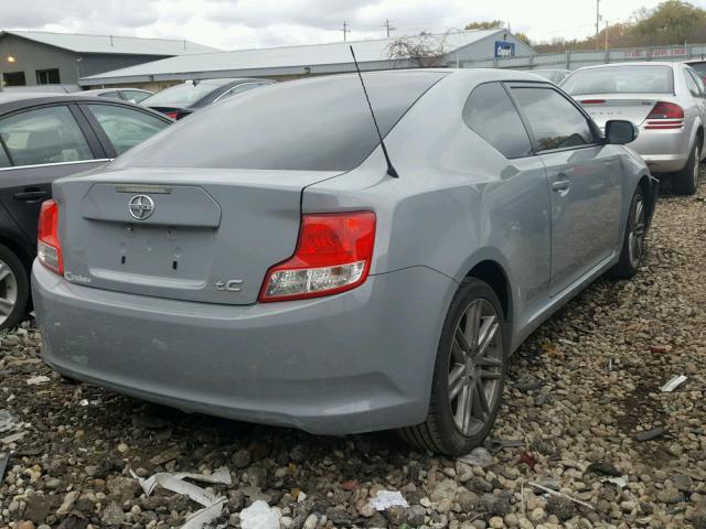 JTKJF5C74D3065522 - 2013 TOYOTA SCION TC 灰色 照片 4