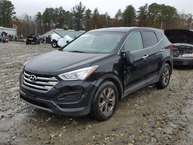 5XYZT3LBXGG353265 - 2016 HYUNDAI SANTA FE S BLACK photo 2