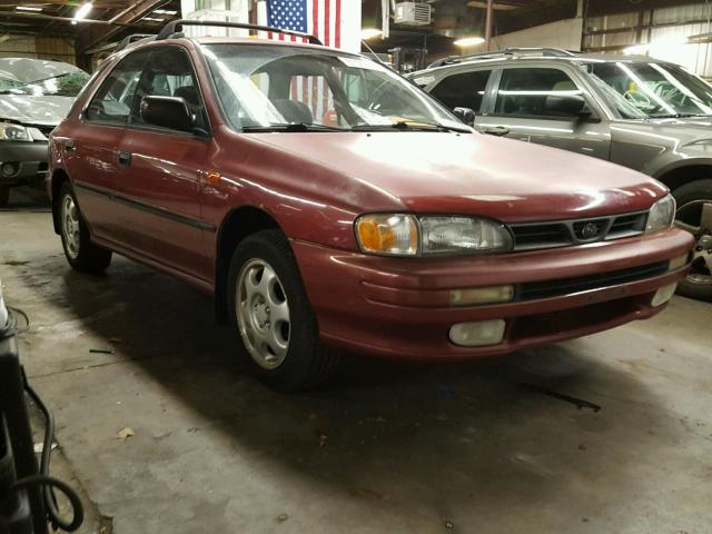 JF1GF6353SH813897 - 1995 SUBARU IMPREZA L RED photo 1