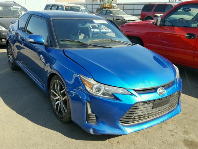 JTKJF5C75E3080208 - 2014 TOYOTA SCION TC 蓝色 照片 1