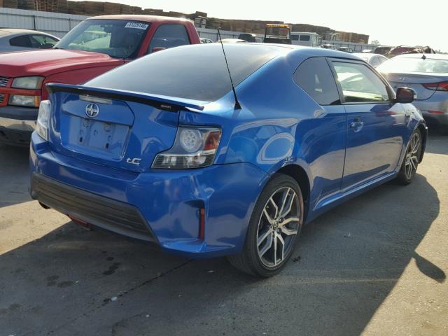 JTKJF5C75E3080208 - 2014 TOYOTA SCION TC 蓝色 照片 4