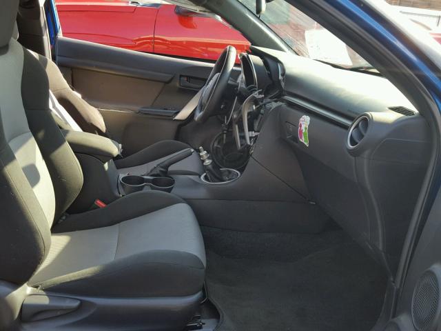 JTKJF5C75E3080208 - 2014 TOYOTA SCION TC 蓝色 照片 5
