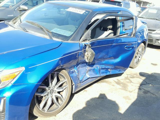 JTKJF5C75E3080208 - 2014 TOYOTA SCION TC 蓝色 照片 9