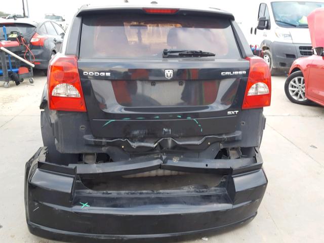 1B3CB4HAXAD630258 - 2010 DODGE CALIBER SX BLACK photo 9