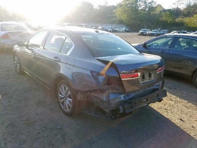 1HGCP2F81CA156811 - 2012 HONDA ACCORD EXL GRAY photo 3