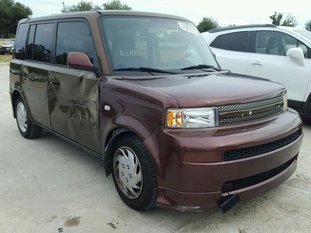 JTLKT324364118602 - 2006 TOYOTA SCION XB Марун фото 1