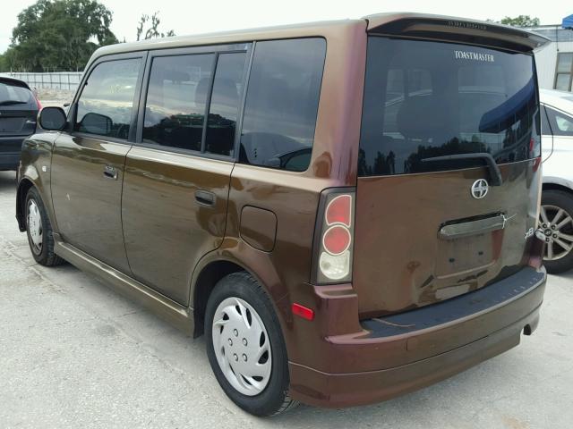 JTLKT324364118602 - 2006 TOYOTA SCION XB Марун фото 3