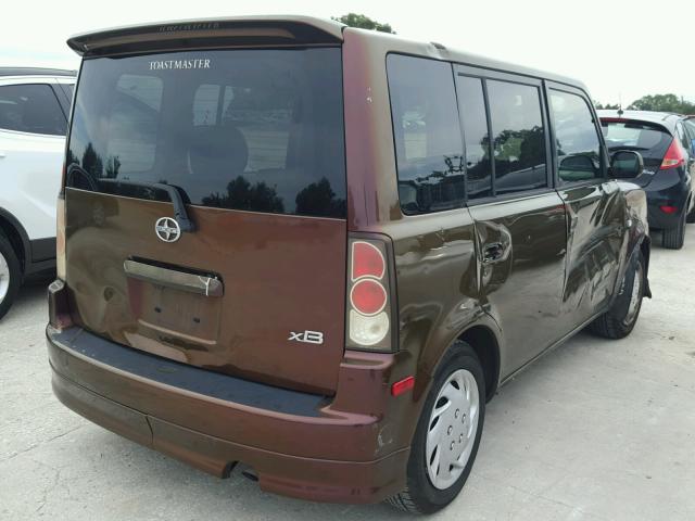 JTLKT324364118602 - 2006 TOYOTA SCION XB Марун фото 4