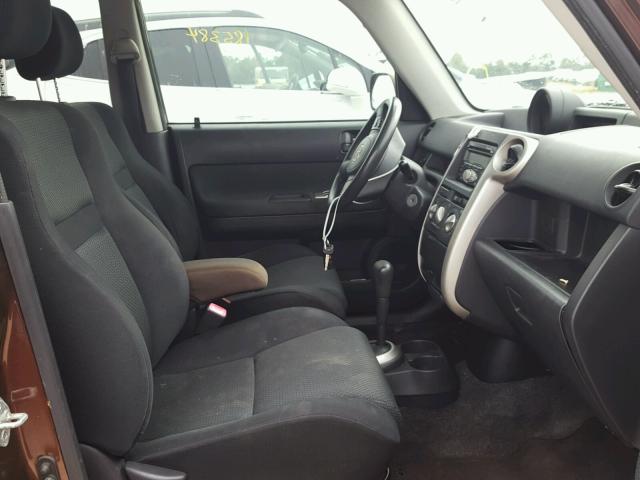 JTLKT324364118602 - 2006 TOYOTA SCION XB Марун фото 5