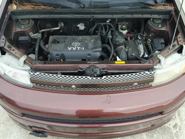 JTLKT324364118602 - 2006 TOYOTA SCION XB Марун фото 7
