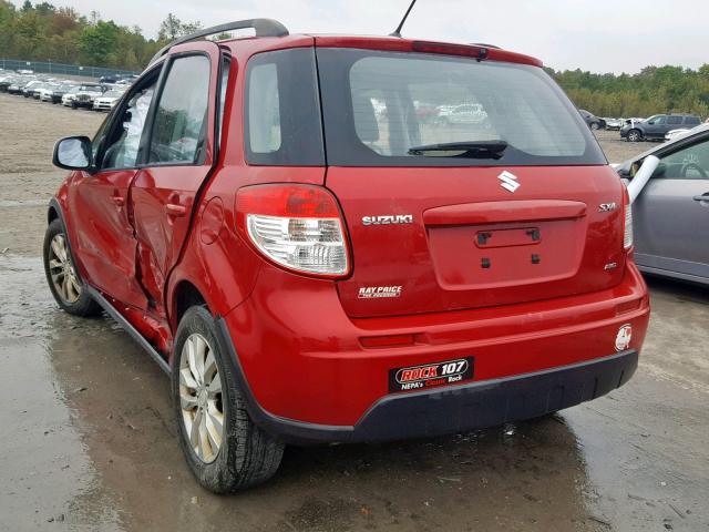 JS2YB5A31D6101480 - 2013 SUZUKI SX4 RED photo 3