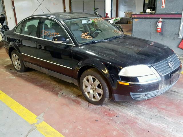 WVWBD63B65P052678 - 2005 VOLKSWAGEN PASSAT GLS BLACK photo 1