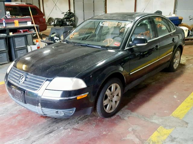 WVWBD63B65P052678 - 2005 VOLKSWAGEN PASSAT GLS BLACK photo 2