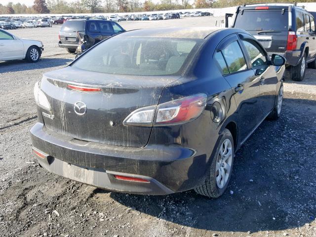 JM1BL1SFXA1153679 - 2010 MAZDA 3 I BLACK photo 4