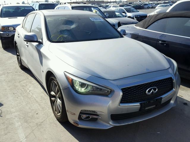 JN1BV7AP5FM354812 - 2015 INFINITI Q50 BASE SILVER photo 1