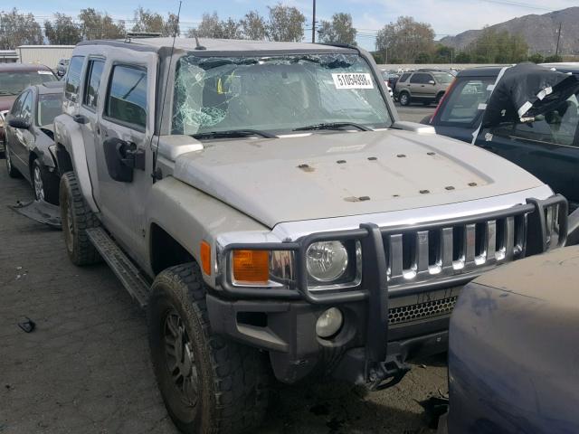 5GTDN136X68118729 - 2006 HUMMER H3 GRAY photo 1