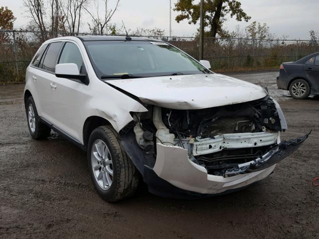 2FMDK4JC4ABB00254 - 2010 FORD EDGE SEL WHITE photo 1