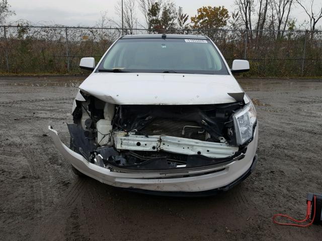 2FMDK4JC4ABB00254 - 2010 FORD EDGE SEL WHITE photo 9