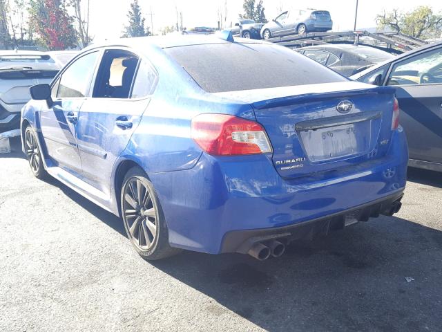 JF1VA1D66F9825221 - 2015 SUBARU WRX PREMIU BLUE photo 3