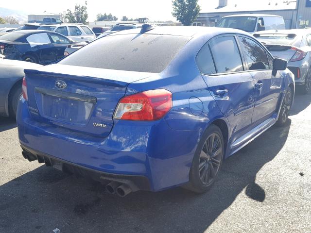 JF1VA1D66F9825221 - 2015 SUBARU WRX PREMIU BLUE photo 4