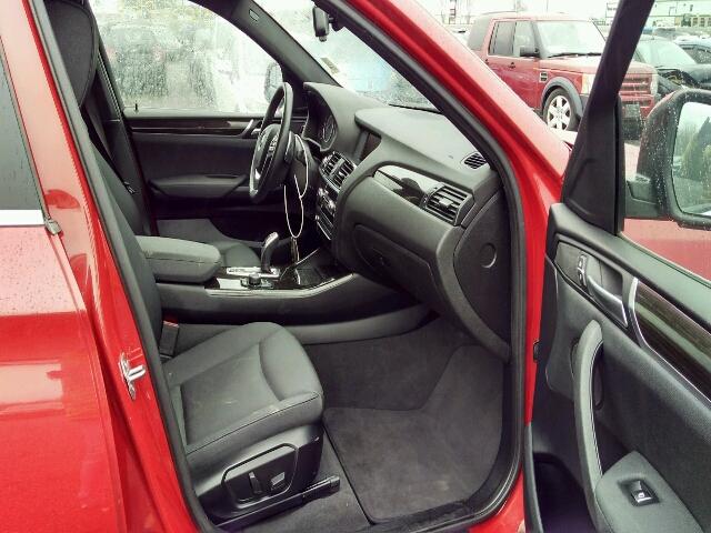 5UXXW3C58G0R18898 - 2016 BMW X4 XDRIVE2 RED photo 5