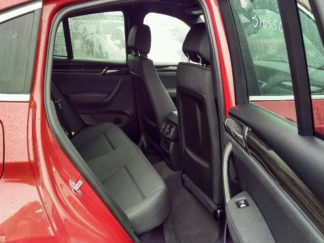 5UXXW3C58G0R18898 - 2016 BMW X4 XDRIVE2 RED photo 6