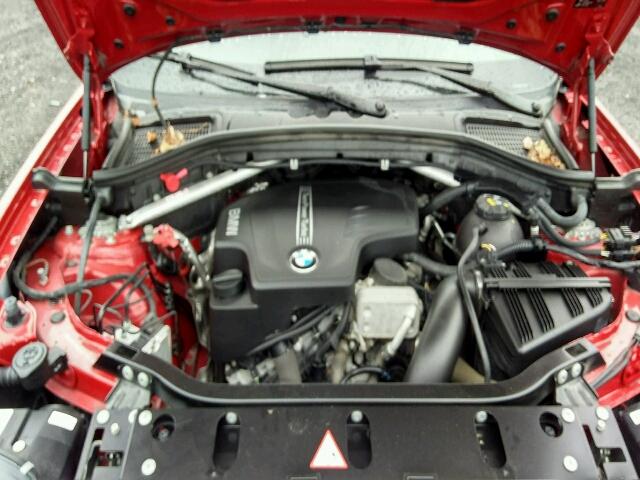 5UXXW3C58G0R18898 - 2016 BMW X4 XDRIVE2 RED photo 7
