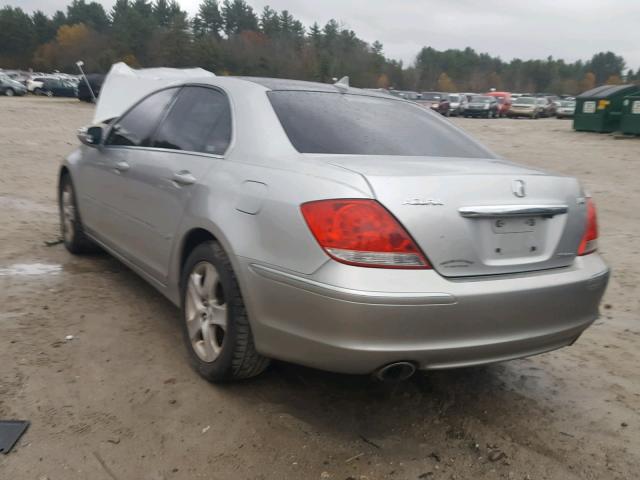 JH4KB16567C002032 - 2007 ACURA RL SILVER photo 3