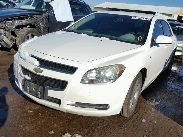 1G1ZJ57B28F189387 - 2008 CHEVROLET MALIBU 2LT WHITE photo 2