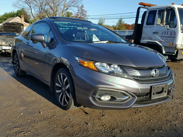 2HGFG3B03EH501361 - 2014 HONDA CIVIC EXL 灰色 照片 1