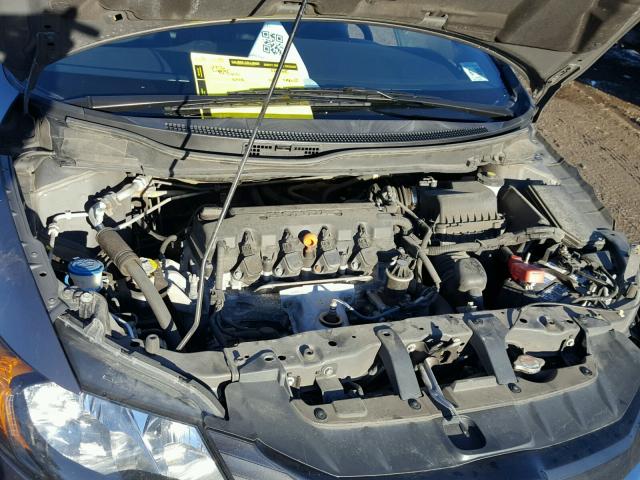 2HGFG3B03EH501361 - 2014 HONDA CIVIC EXL 灰色 照片 7