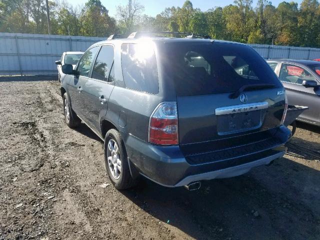 2HNYD18876H517897 - 2006 ACURA MDX TOURIN GRAY photo 3