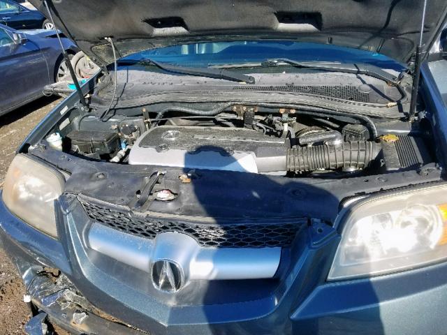 2HNYD18876H517897 - 2006 ACURA MDX TOURIN GRAY photo 7