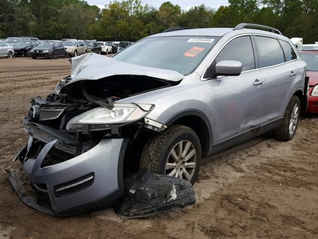 JM3TB28Y470115991 - 2007 MAZDA CX-9 BLUE photo 2