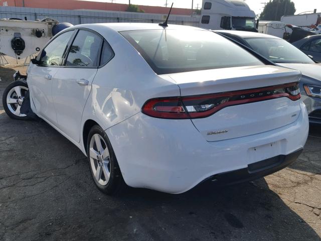 1C3CDFBB8GD538021 - 2016 DODGE DART SXT WHITE photo 3