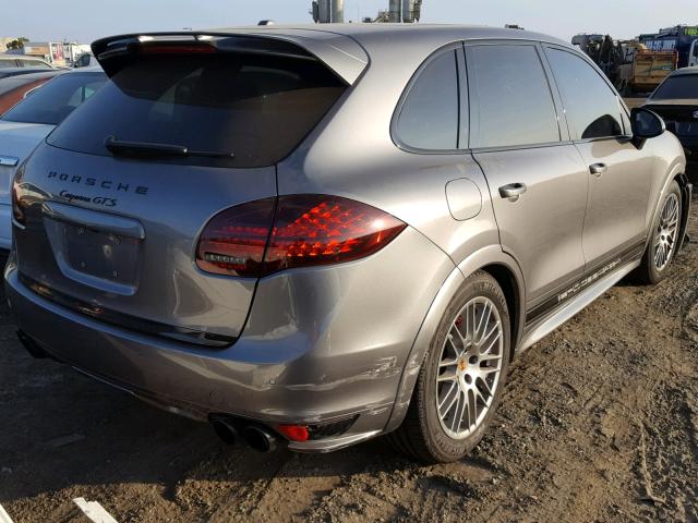 WP1AD2A28DLA78193 - 2013 PORSCHE CAYENNE GT GRAY photo 4