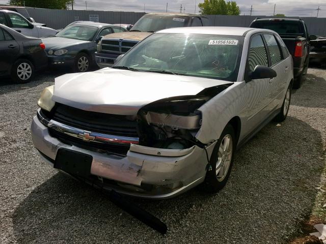 1G1ZT64855F223049 - 2005 CHEVROLET MALIBU MAX 银色 照片 2