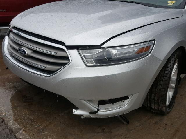 1FAHP2E85DG210153 - 2013 FORD TAURUS SEL SILVER photo 9