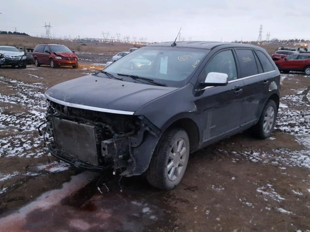 2LMDU88C77BJ10703 - 2007 LINCOLN MKX BLACK photo 2