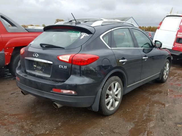 JNKAJ09F18M351902 - 2008 INFINITI EX35 BASE BLACK photo 4