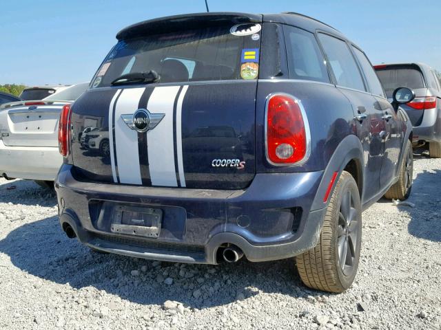 WMWZC5C55DWM15897 - 2013 MINI COOPER S C BLUE photo 4